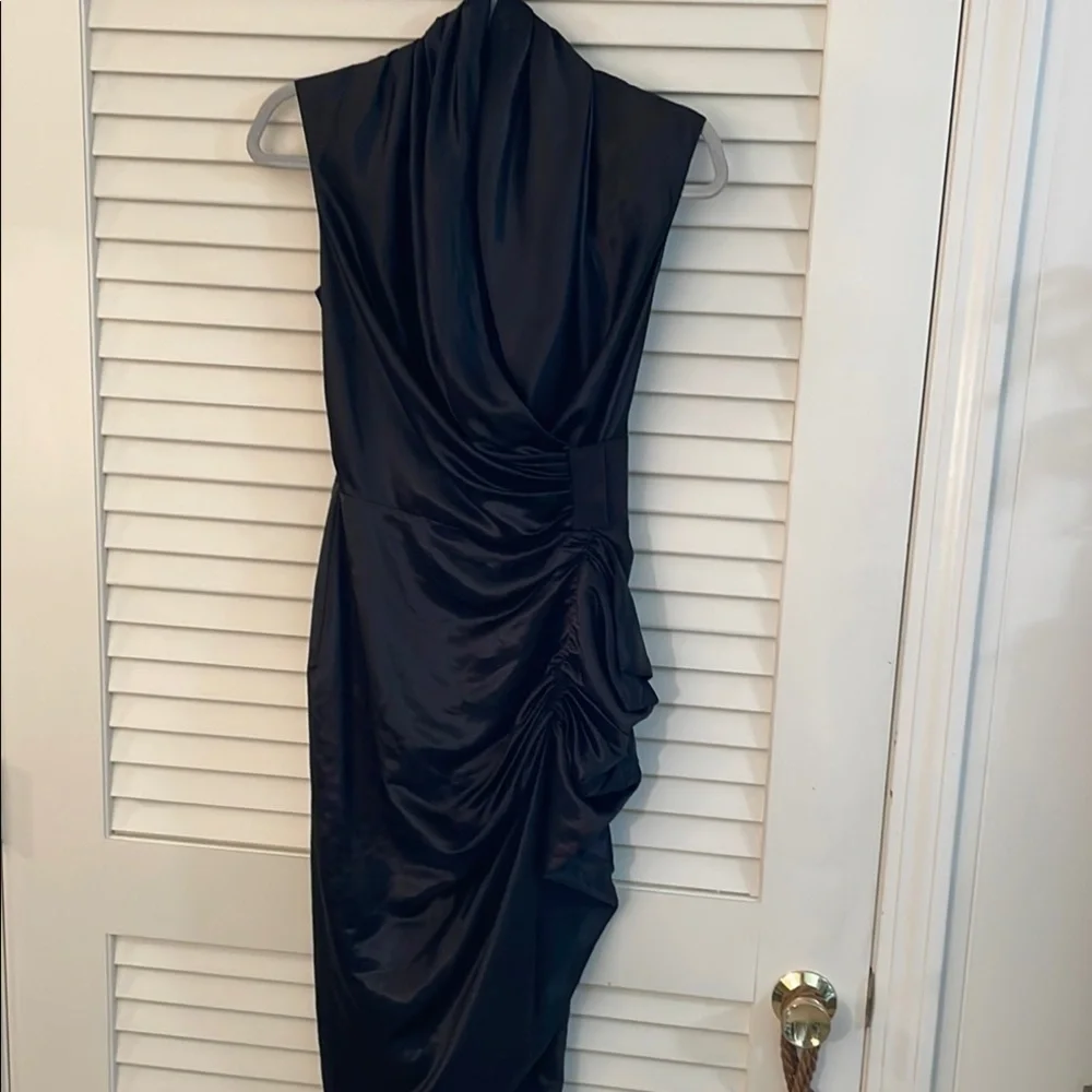 all saints cocktail dress White Flowy V-Neck Maxi Dress